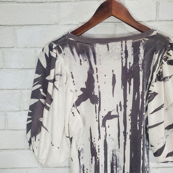 Forever 21 cute bird abstract top - Picture 9 of 13